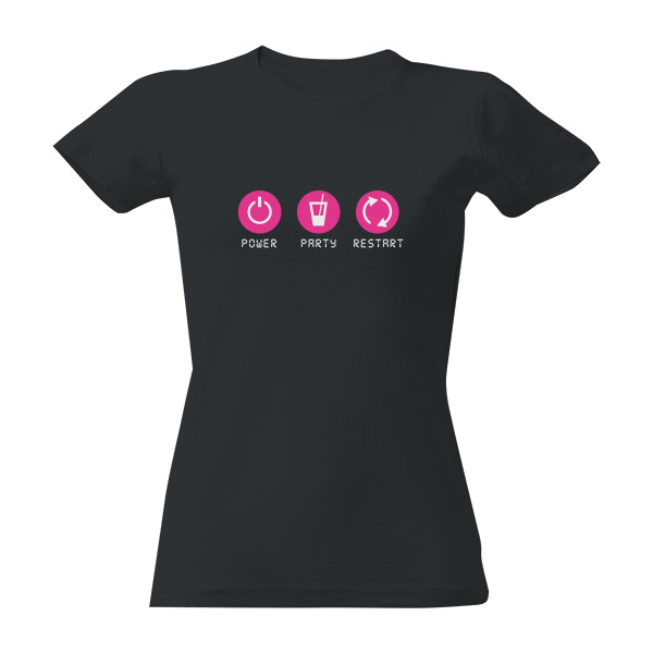 POWER PARTY RESTART - Woman - T-Shirt